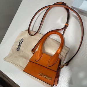 JACQUEMUS Le Chiquito orange crossbody bag